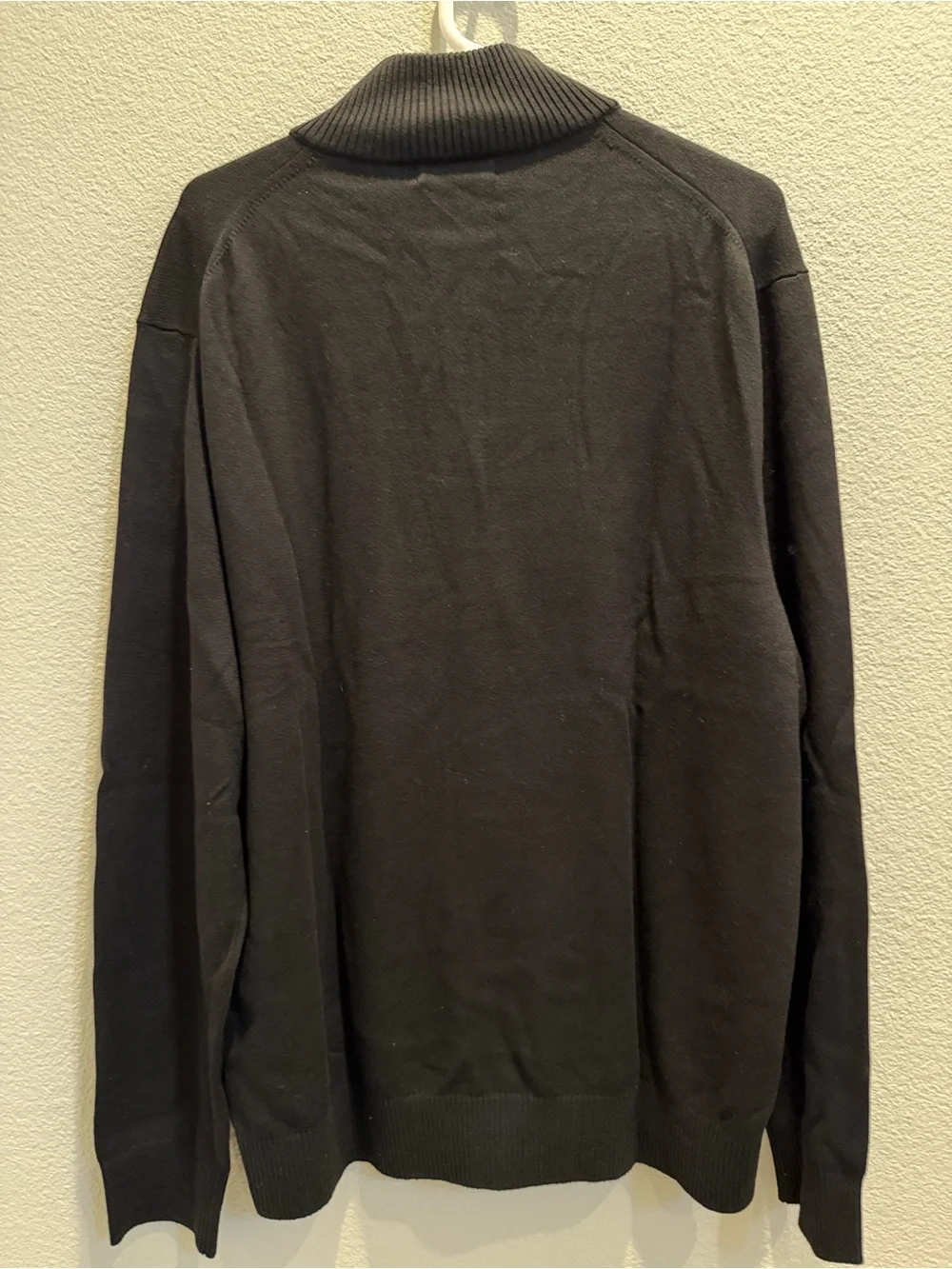 Nautica Men's Black Half-Zip Mock Neck Sweater NWT
